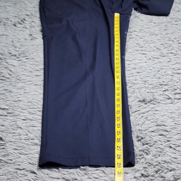 Haggar Golf Pants Mens 40x29 Cool 18 Pro Classic Fit Dress Workwear Polyester - Picture 6 of 10